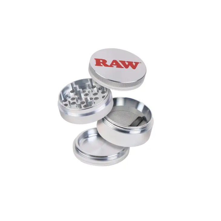 RAW | Silver 4L - Aluminium Grinder - Image 3