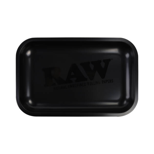 RAW | Black on Black - Rolling Tray | Small