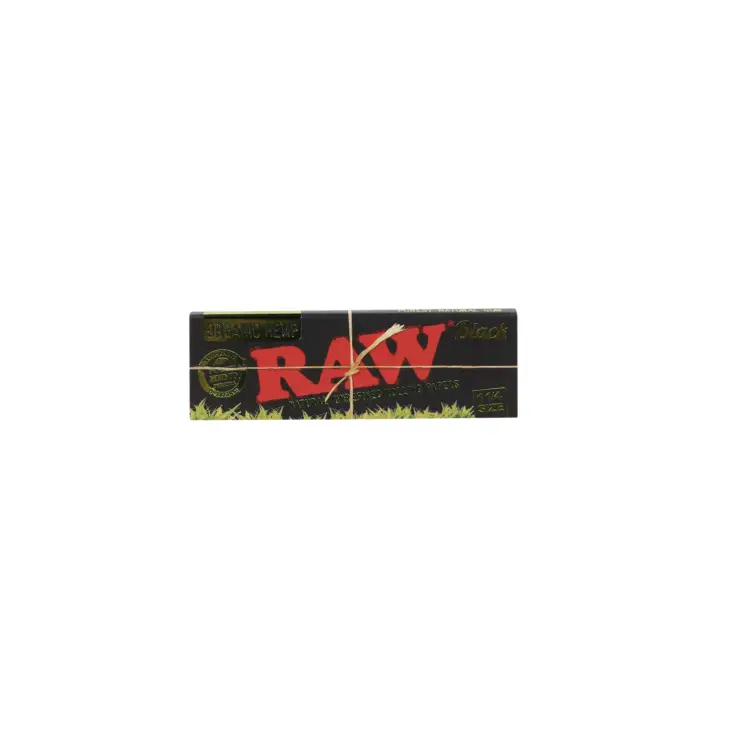 RAW | Black Organic - 1 1/4 Rolling Paper