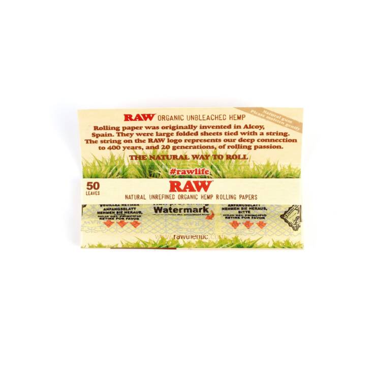 RAW | Organic - 1 1/4 Rolling Paper - Image 2