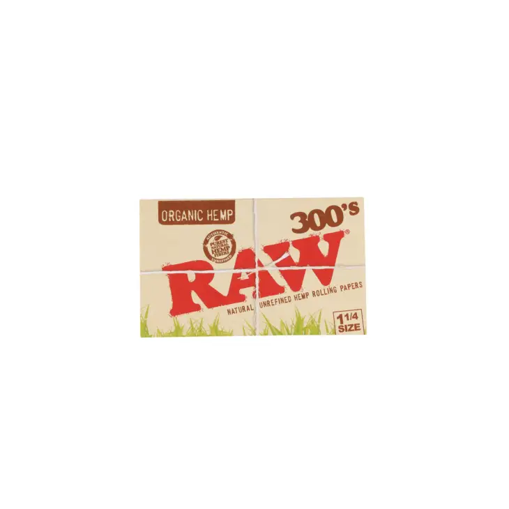 RAW | Organic - 1 1/4 Rolling Paper x300