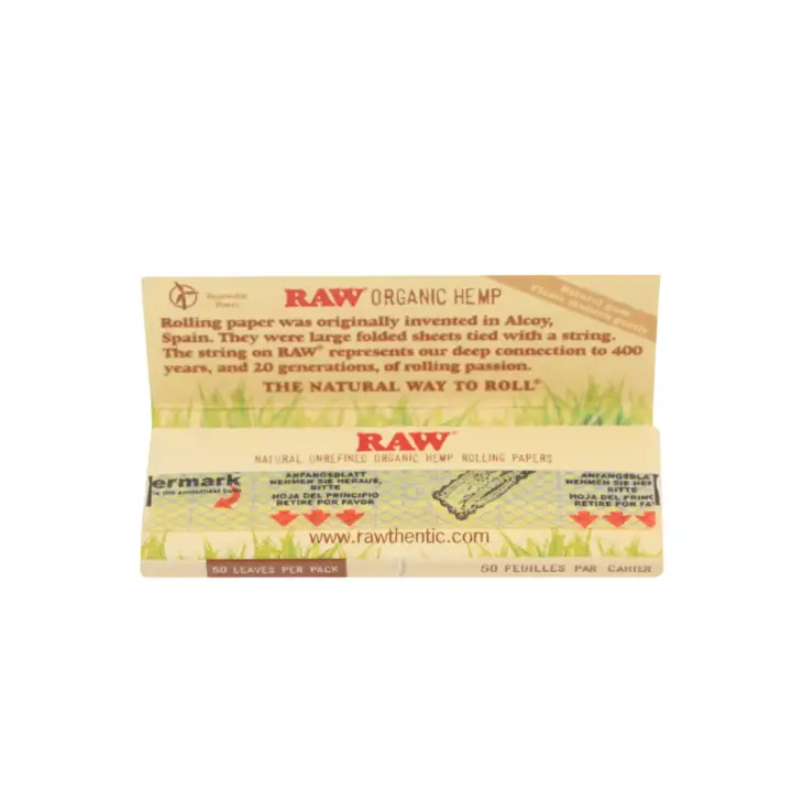 RAW | Organic - Single Wide Rolling Paper - Image 2