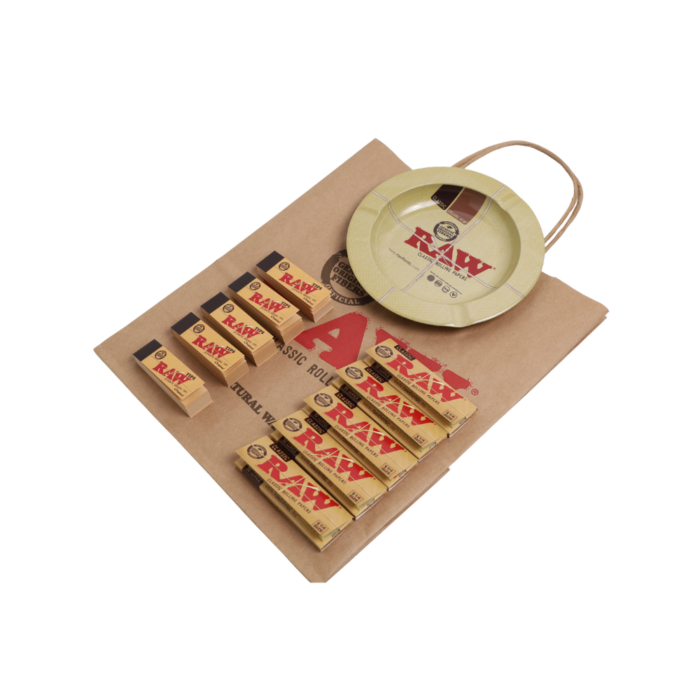 Raw Set | Classic 1¼ + Tip 50 + Paper bag + Ashtray
