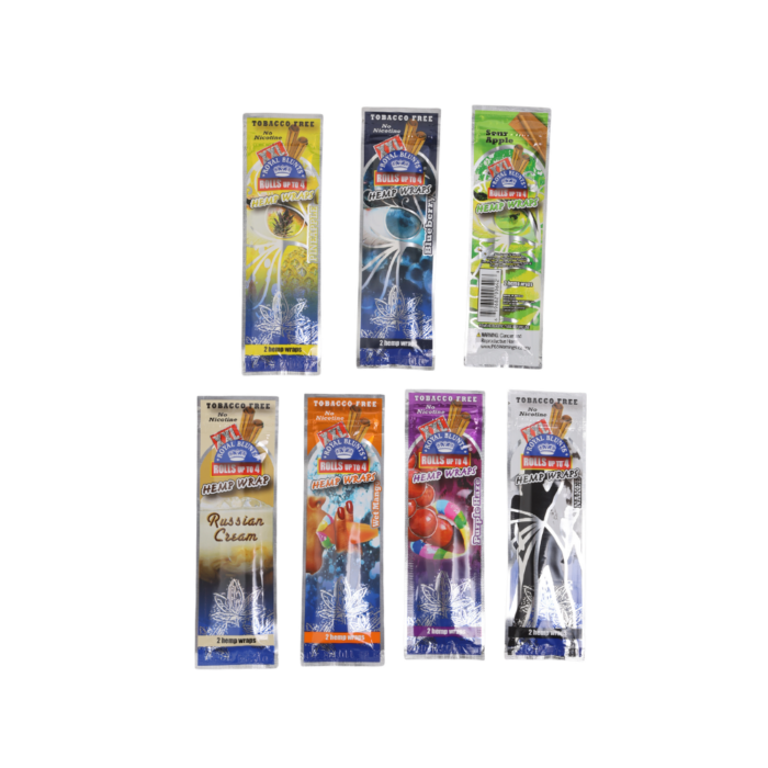 Set | Royal Blunts | XXL Hemp Wraps - 7 Flavor