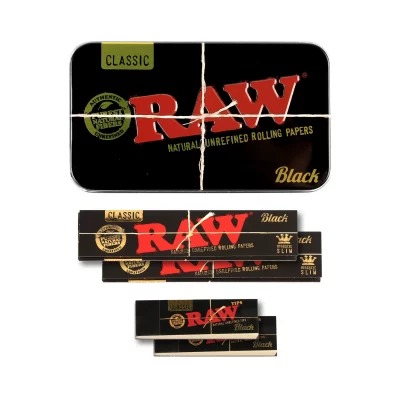 กระดาษโรล RAW Black KSS กล่อง RAW ทิป RAW