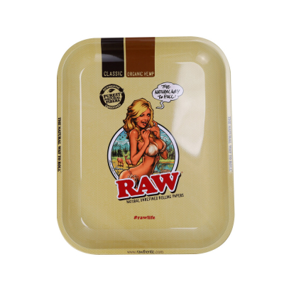 Raw Rolling Tray Girl – Large